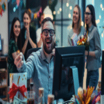 Evaluación de cinco asistentes de IA con Veo 3: recreación en video de una jornada laboral típica en el sector tecnológico.