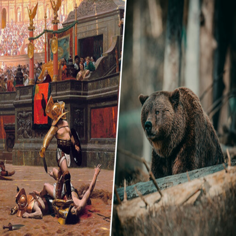 El análisis de los combates de gladiadores en la antigua Roma, específicamente en el yacimiento de Serbia, revela la inclusión de osos y sugiere un alto nivel de violencia.