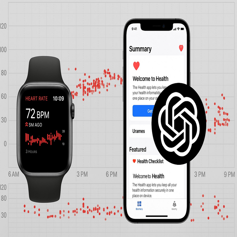 Variabilidad de la frecuencia cardíaca para todos: Apple Watch + iPhone + ChatGPT.