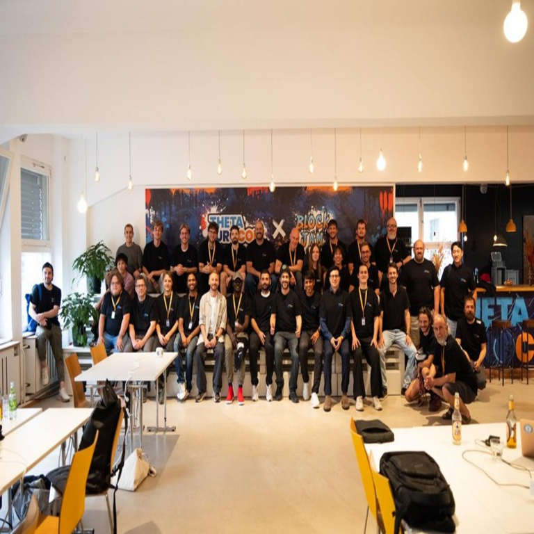 Mi primera experiencia en un hackathon de IA y Blockchain: Desarrollo de un Sistema Global de Predicción en el Theta EuroCon de Berlín.