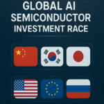 Inversiones planificadas y ejecutadas en infraestructura de semiconductores para IA: comparativa entre Rusia y las principales potencias mundiales.