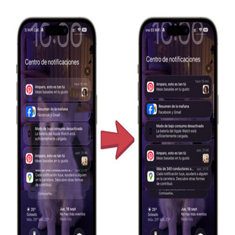 Si ha instalado iOS 26 y el nuevo diseño de interfaz transparente no es de su preferencia, puede desactivarlo mediante una opción disponible en los ajustes del sistema.