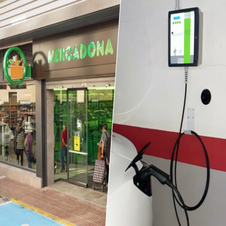 En España se ha desarrollado una extensa red de carga para vehículos eléctricos de manera discreta, impulsada por Mercadona.