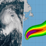 Tras analizar los cincuenta escenarios más probables, estas son las proyecciones para el huracán Gabrielle en su trayectoria hacia Europa.