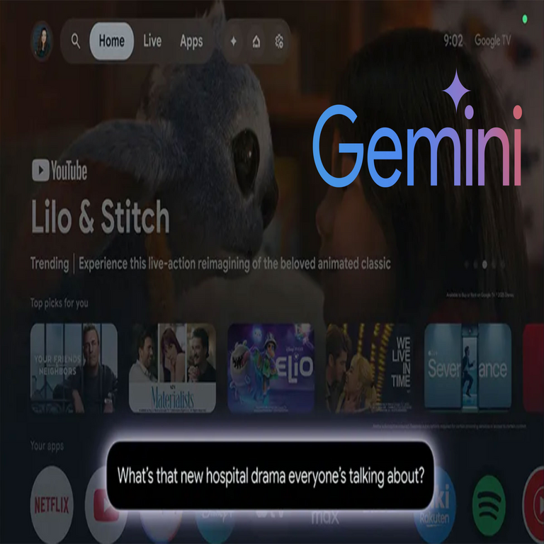 Google TV implementa su propia inteligencia artificial conversacional: funcionamiento de Gemini en televisores.
