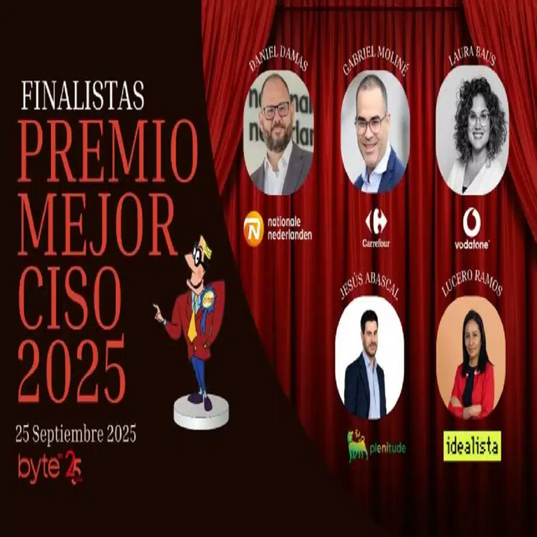 Aquí están los finalistas en la categoría de Mejor CISO para los Premios Byte TI 2025.