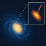 Historia del agujero negro errante que abandonó el centro de su galaxia.