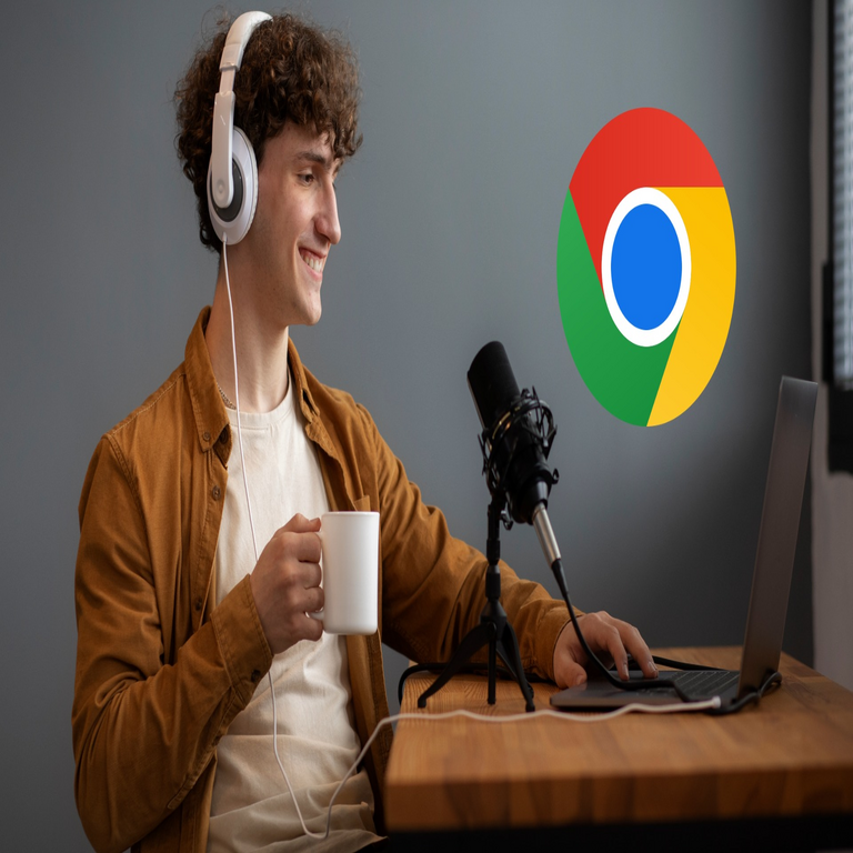Conversión de páginas web a formato podcast mediante Chrome para consumo auditivo sin necesidad de lectura.