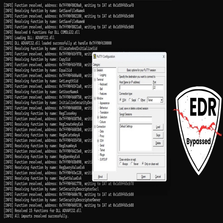 Los atacantes pueden eludir las soluciones EDR mediante la descarga de archivos maliciosos que funcionan como cargadores de ejecutables portátiles en memoria.
