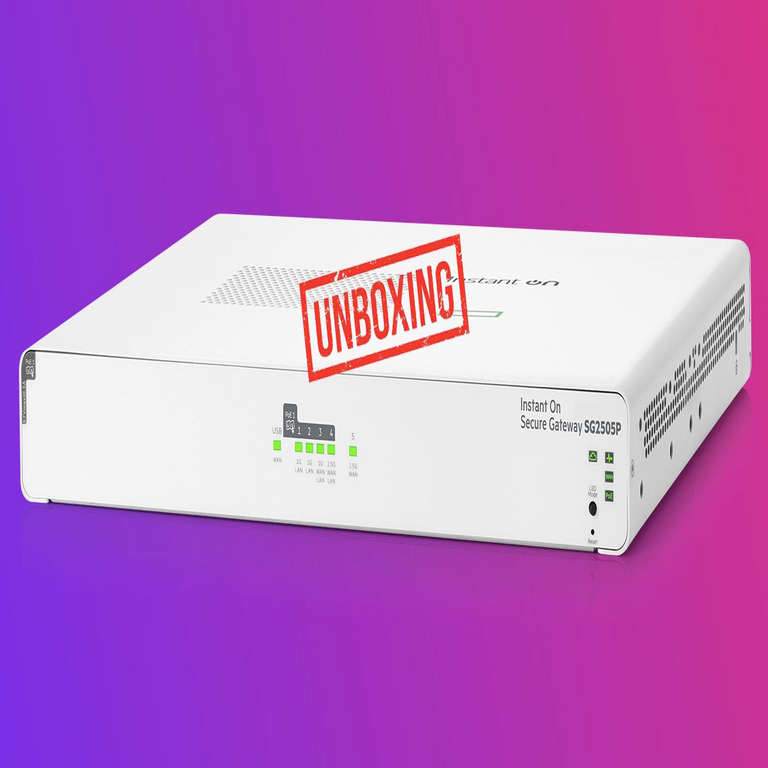 HPE Instant On Secure Gateway SG2505P: presentación de este router profesional con PoE+ y gestión en la nube.