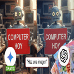 Solicité las mismas imágenes a Gemini y su rendimiento es comparable al de ChatGPT: es gratuito y no tiene límites.