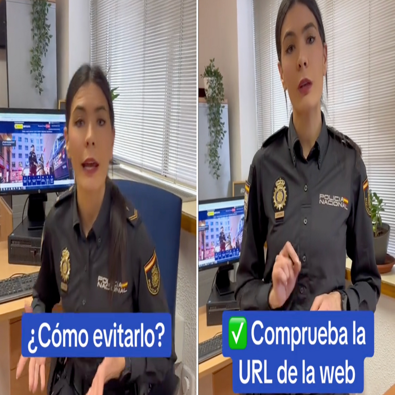 Advertencia de la Policía Nacional sobre una estafa que permite el robo de credenciales de acceso y datos bancarios.