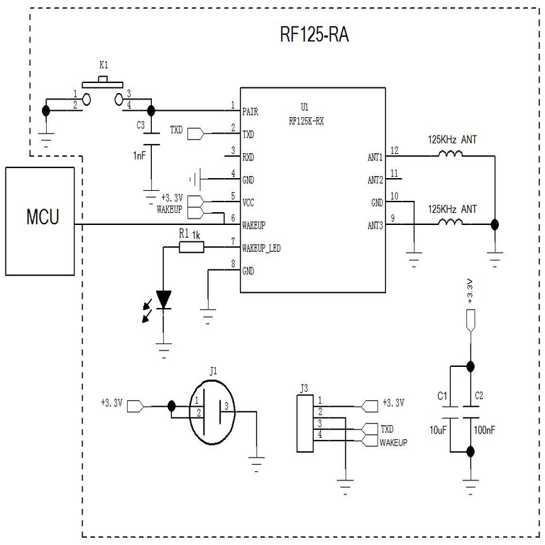 Análisis del módulo RF125 (125 kHz): alcance superior a 5 metros y consumo en microamperios.