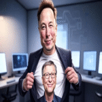 Elon Musk aspira a establecer un equivalente en inteligencia artificial de Microsoft, emulando la trayectoria de Bill Gates.