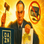 DAZN abandona los bloqueos contra las IPTV impulsados por Javier Tebas y opta por imponer multas individuales a los infractores piratas.