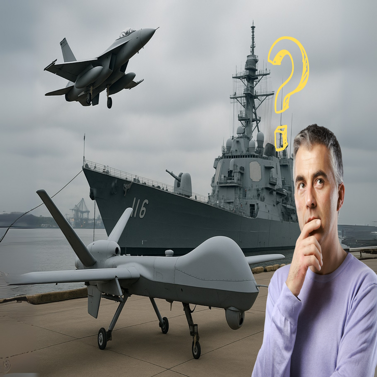 ¿Cuál es el motivo por el que la mayoría de las aeronaves, vehículos aéreos no tripulados y buques de guerra se pintan en color gris?
