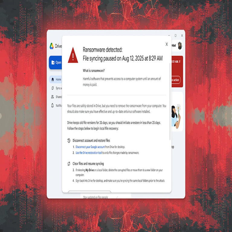 Google Drive para escritorio detectará, detendrá y remediará los daños provocados por ransomware.