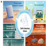 El vidrio autoclimpiable utiliza un campo eléctrico para eliminar partículas de polvo en cuestión de segundos.