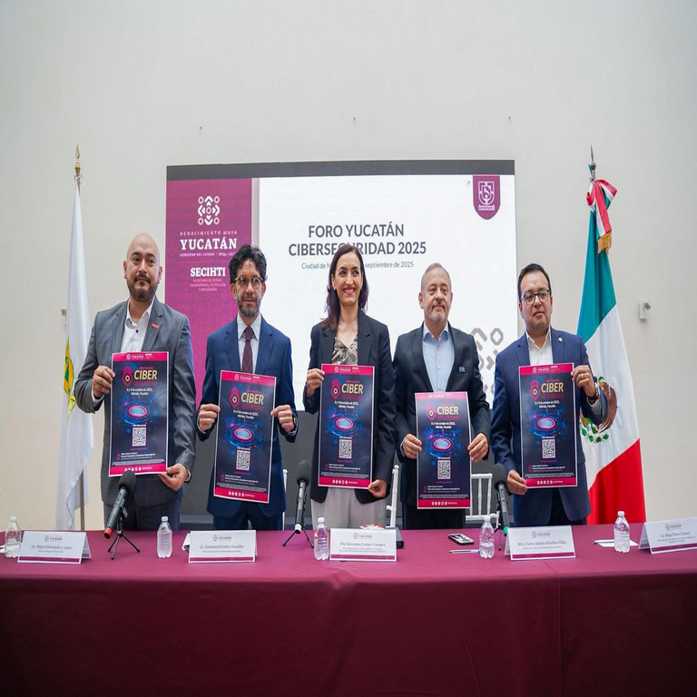 Yucatán se posicionará como el estado con la mayor seguridad digital mediante el Foro de Ciberseguridad 2025.
