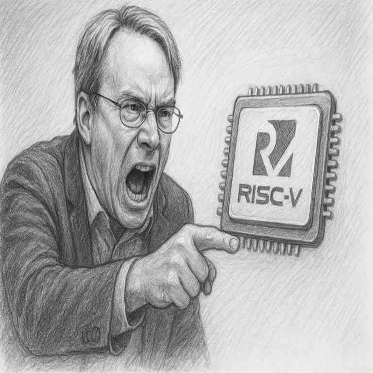 Linus Torvalds rechaza de forma contundente el soporte para RISC-V en modo big-endian.