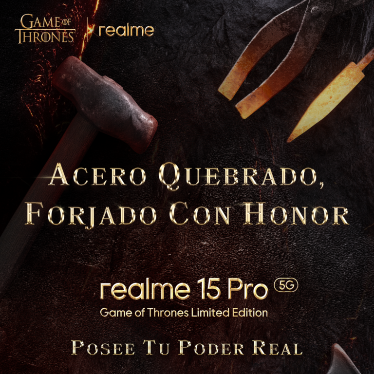Realme presenta el primer teléfono inteligente temático de Juego de Tronos.