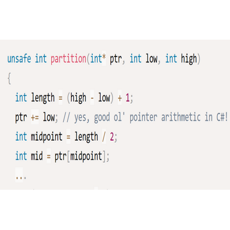 Operaciones zero-copy seguras en C#