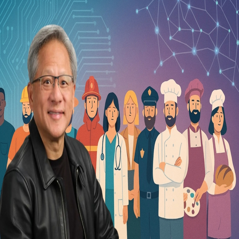 Jensen Huang, fundador de Nvidia, destaca las profesiones esenciales resistentes a la inteligencia artificial, afirmando que se requerirán cientos de miles de ellas en el nuevo panorama laboral.
