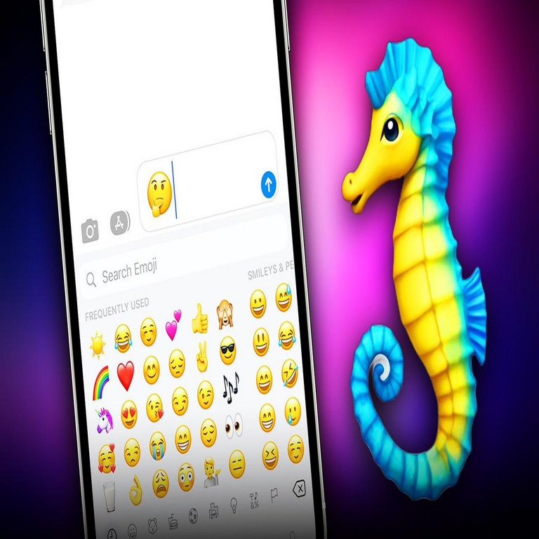 [Traducción] No dispongo de boca, pero es necesario que genere el emoji del caballito de mar