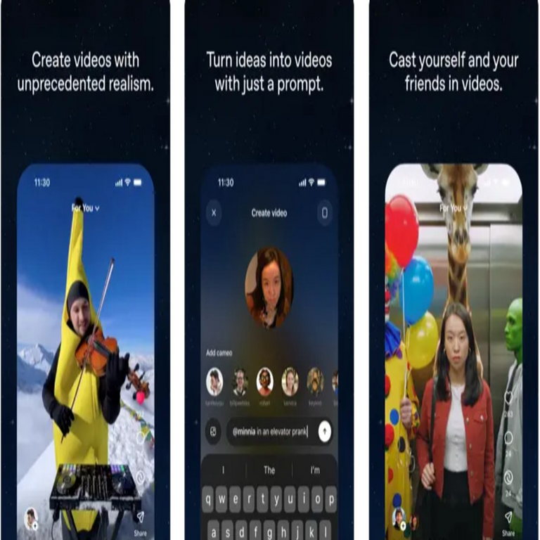 Sora lidera el ranking en la App Store con gran demanda de pruebas: así opera la innovadora aplicación para generar videos de un minuto.