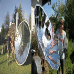 El sol en el bolsillo: concentrador solar