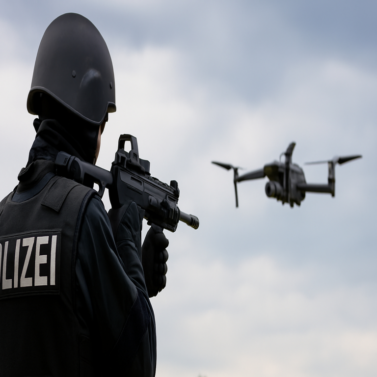 Alemania eleva el nivel de alerta ante amenazas de drones, autorizando a la policía a derribarlos de manera inmediata.