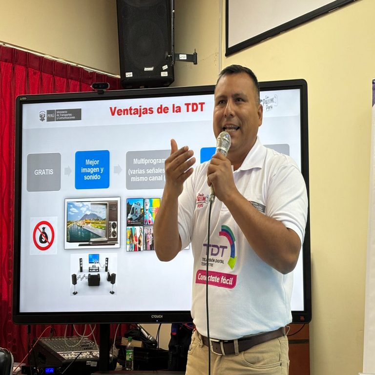 El Ministerio de Transportes y Comunicaciones de Perú impulsa los beneficios de la Televisión Digital Terrestre en la región del Callao.