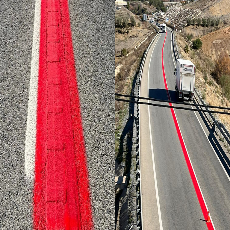 La Dirección General de Tráfico implementa nuevas líneas rojas en las vías públicas, con sanciones por su invasión.