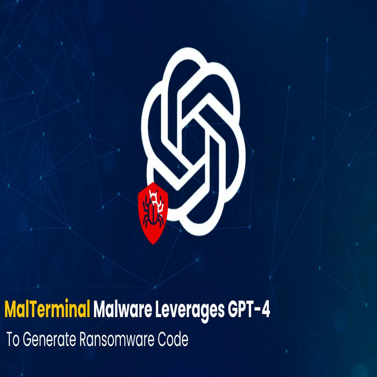 El malware MalTerminal habilitado por LLM aprovecha GPT-4 para generar código de ransomware.