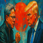 Jensen Huang desafía a Donald Trump y está dispuesto a asumir una multa de 147 millones de dólares para proteger a sus empleados, a quienes considera esenciales.