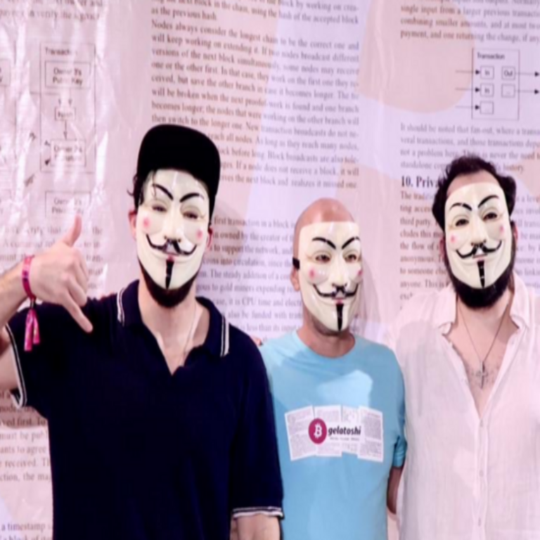 Se exhibe el documento fundacional de Bitcoin, conocido como libro blanco, en una plaza pública de México.