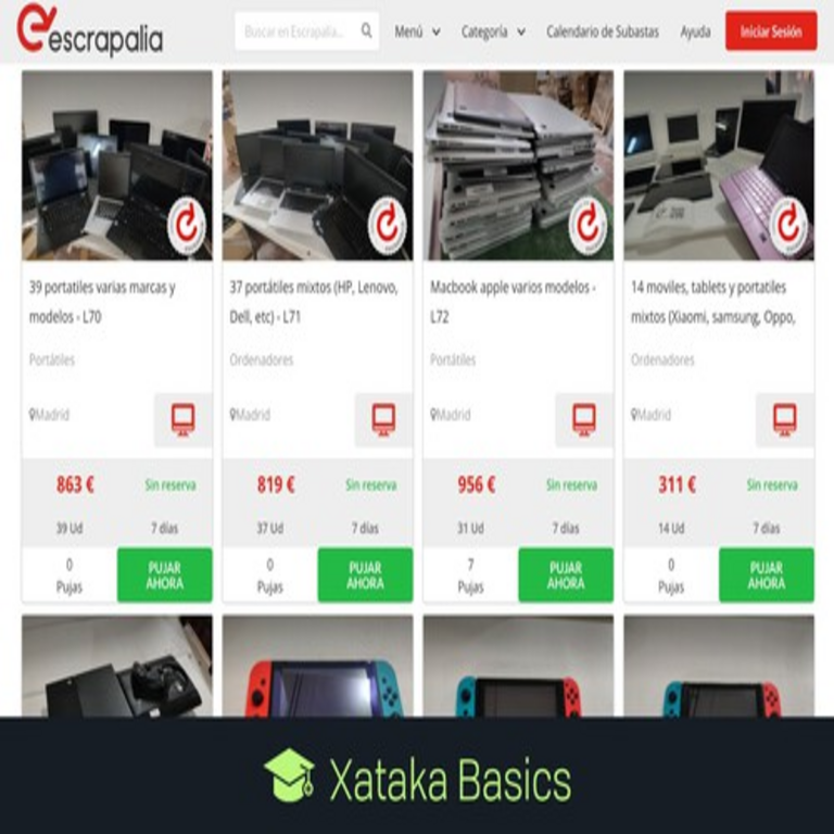 Madrid subasta cientos de computadoras, teléfonos móviles y consolas: requisitos y procedimiento para ofertar por estos bienes extraviados sin reclamo.