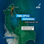 En Bolivia, Entel garantiza la conectividad en Vaca Díez, Beni, mediante fibra óptica subterránea.