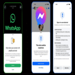 Meta presenta nuevas herramientas para proteger a los usuarios de Messenger y WhatsApp contra estafadores.