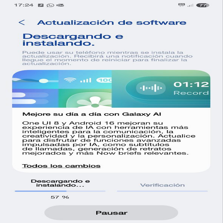 Samsung inicia el despliegue oficial de One UI 8 para el Galaxy S25 Ultra en Chile.