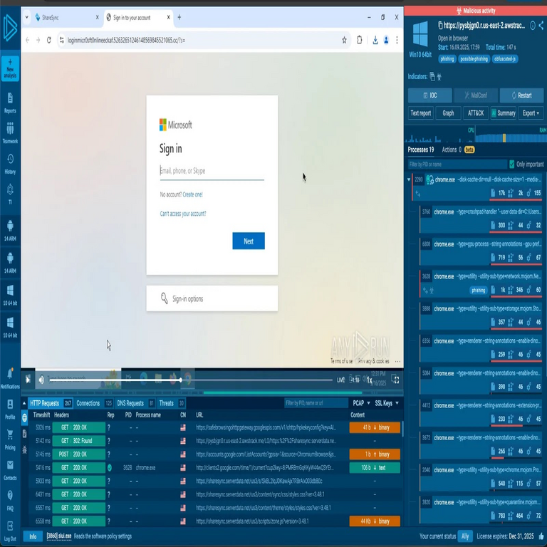 Nuevo kit de phishing Tykit imita las páginas de inicio de sesión de Microsoft 365 para robar credenciales de cuentas corporativas.