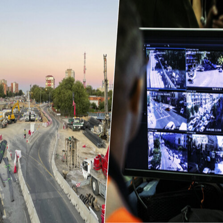 Atravesar a pie las obras de la A-5 se ha transformado en una actividad de alto riesgo. La propuesta del Ayuntamiento de Madrid: inteligencia artificial.
