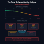 El colapso monumental de la calidad en el software: la normalización de una catástrofe