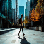 Interpretación del comportamiento de caminar con la vista baja desde las perspectivas de la inteligencia artificial y la psicología.