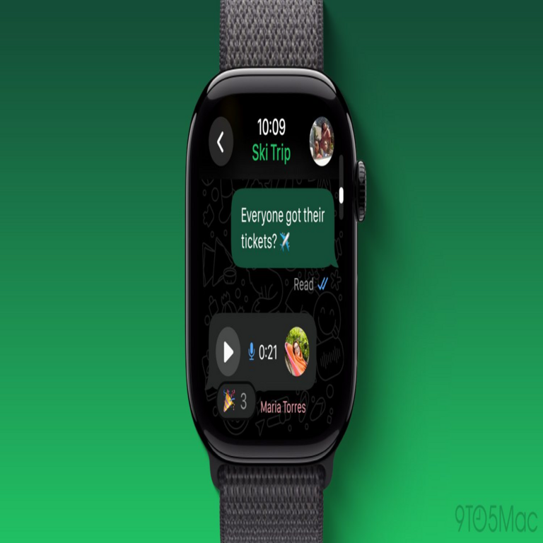 WhatsApp se integra oficialmente en Apple Watch como aplicación nativa con todas sus funciones completas.