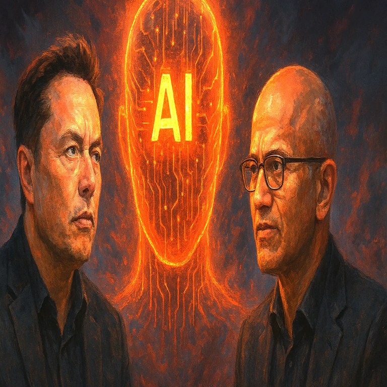 Elon Musk y Satya Nadella alertan sobre la inminente crisis global derivada de la inteligencia artificial, afirmando que este ritmo no puede mantenerse indefinidamente o excederá la masa total del universo.