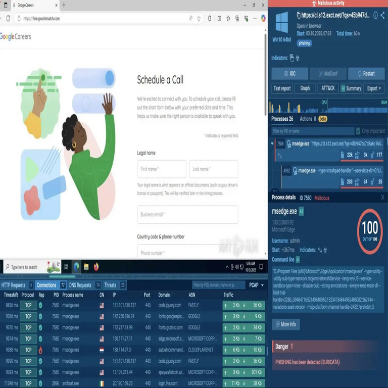 En octubre se registra un aumento en los ataques de phishing y ransomware, que incluyen las estafas TyKit y las de carreras en Google. En octubre se registra un aumento en los ataques de phishing y ransomware, que incluyen las estafas TyKit y las de carreras en Google.