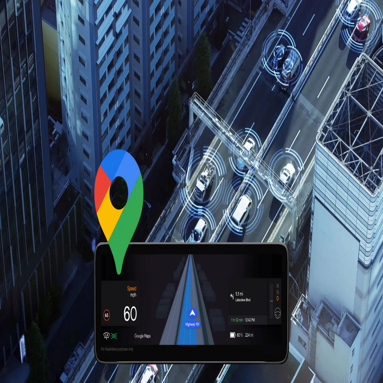 Si se encuentra en el carril inadecuado, Google Maps identificará el más eficiente mediante inteligencia artificial.