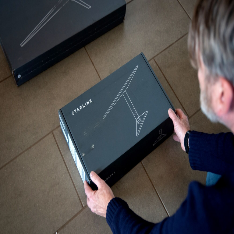 La posición del equipo puede afectar negativamente el rendimiento de la conexión de Starlink, independientemente de la antena